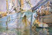 In a Levantine Port (mk18) John Singer Sargent